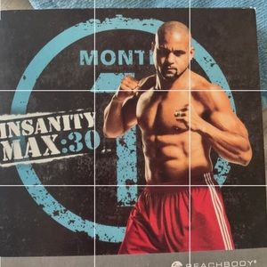 insanity max:30 beachbody DVDs